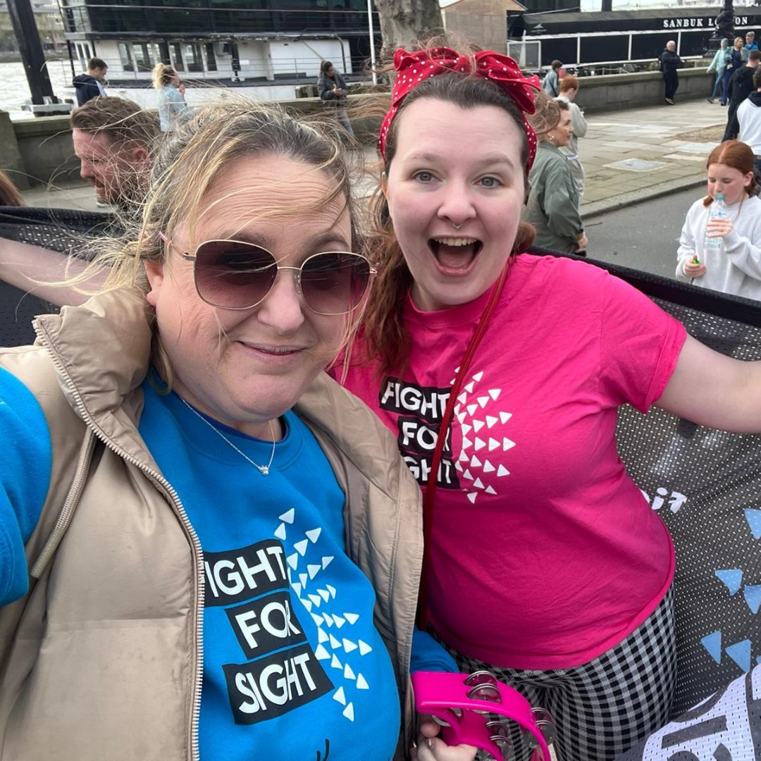Vision_Fdn's tweet photo. Congrats to all the fantastic runners who ran the London Landmarks Half Marathon (@LLHalf) yesterday. We had a great time cheering you on! Thank you for raising money for Fight For Sight/Vision Foundation, we couldn't do this without you 😊 #LondonLandmarksHalf #LondonMarathon https://t.co/WgN9Q0YZvr