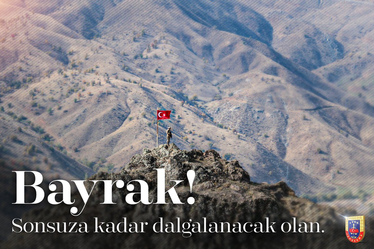 jandarma's tweet photo. Bayrak🇹🇷
Sonsuza kadar dalgalanacak olan!
#Jandarma https://t.co/uFPegZEsKS