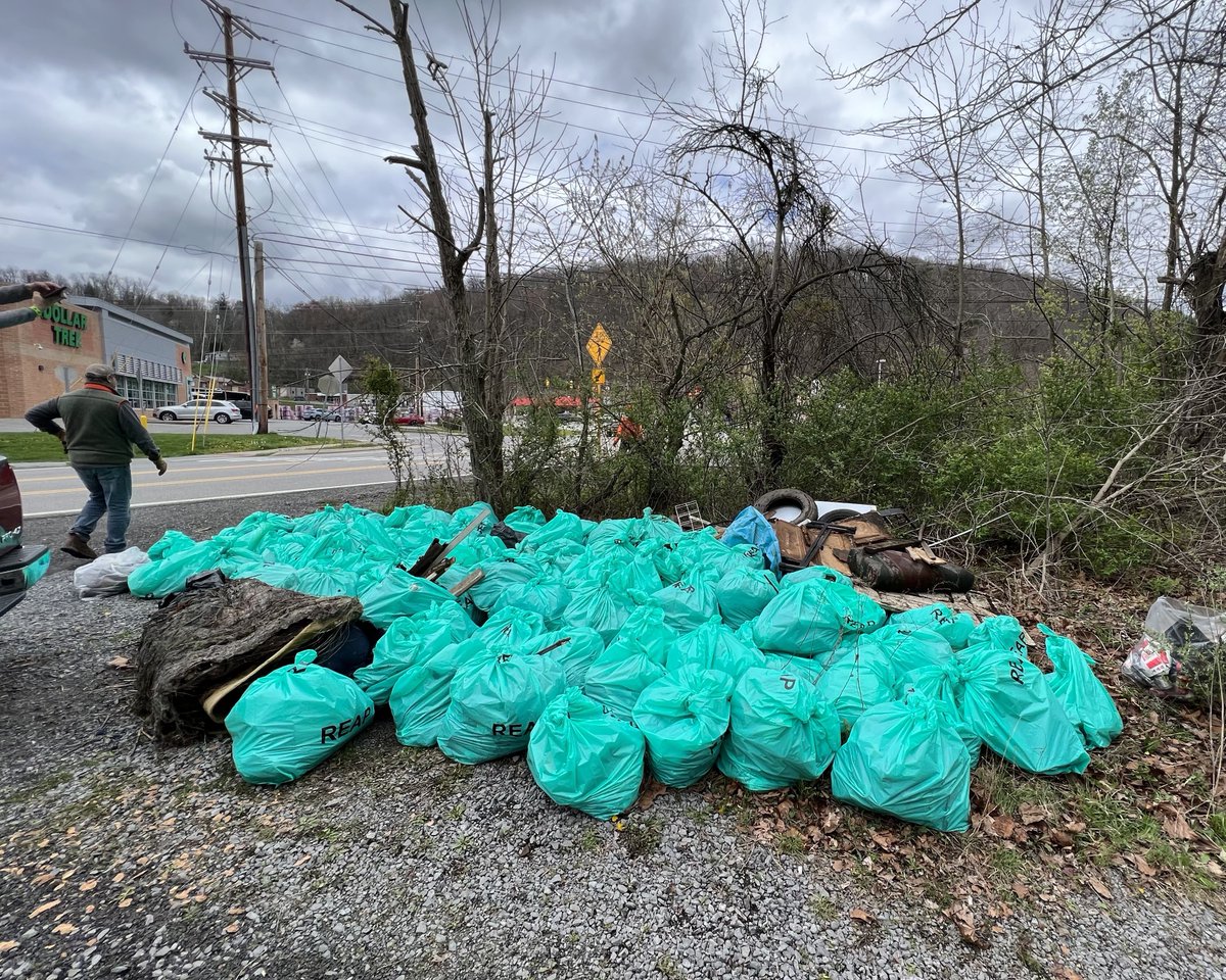 Thank you to everyone who came out for our annual WV Make It Shine cleanup on Saturday! We had roughly 90 volunteers collect over 130 bags of trash. Deckers Creek, the Rail-Trail, and our community are all cleaner thanks to the hard work that everyone put in. 🤩 #wvmakeitshine