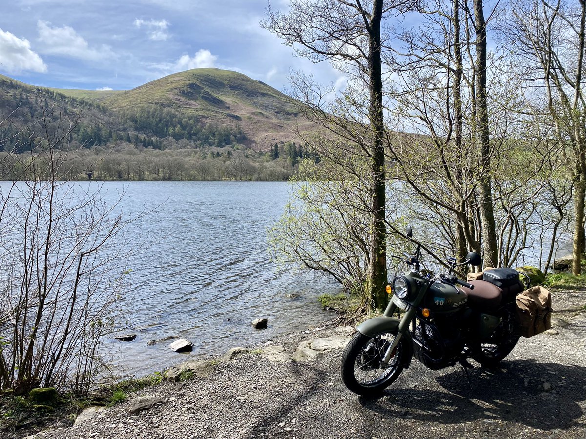 April 8 Monday afternoon between the rain #LakeDistrict by #motorcycle #Loweswater #CrummockWater #Buttermere