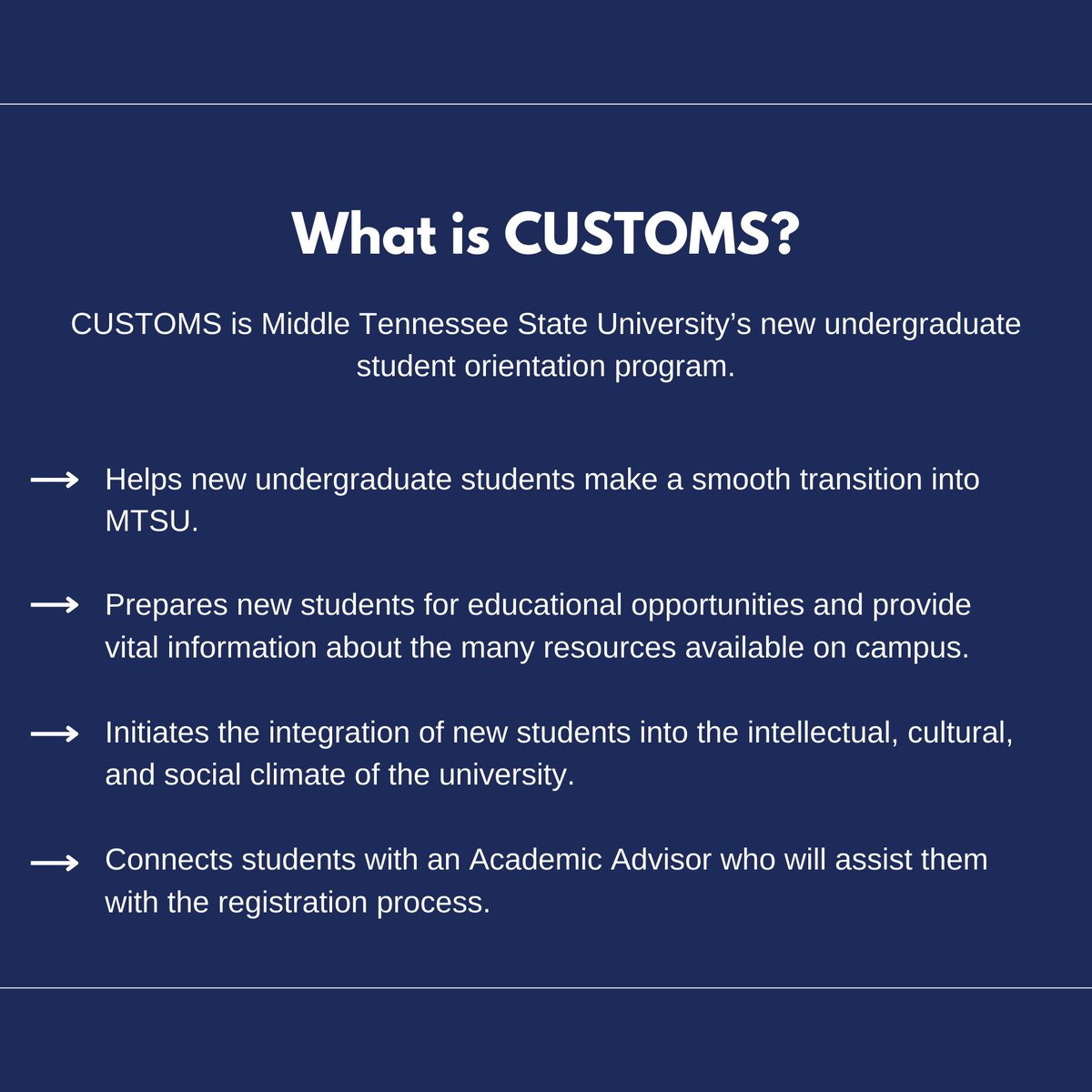 REGISTRATION FOR FALL 2024 CUSTOMS IS NOW OPEN!