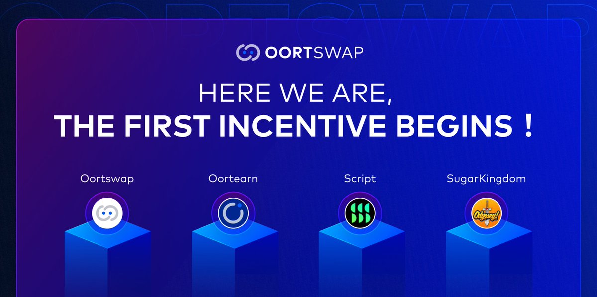 ❤️‍🔥❤️‍🔥#Airdrop is launched ❤️‍🔥❤️‍🔥 1⃣ #OORTSwap reward swap,liquidity,bridge,market. 2⃣ #OORTEarn reward are distributed to stakers every day. 3⃣ #Script distribute reward to oort & orts minters. 4⃣ More... @oortech @oortchair @script_meme @DrMaxLi @RunTheChain9000 @OachisWeb3AI