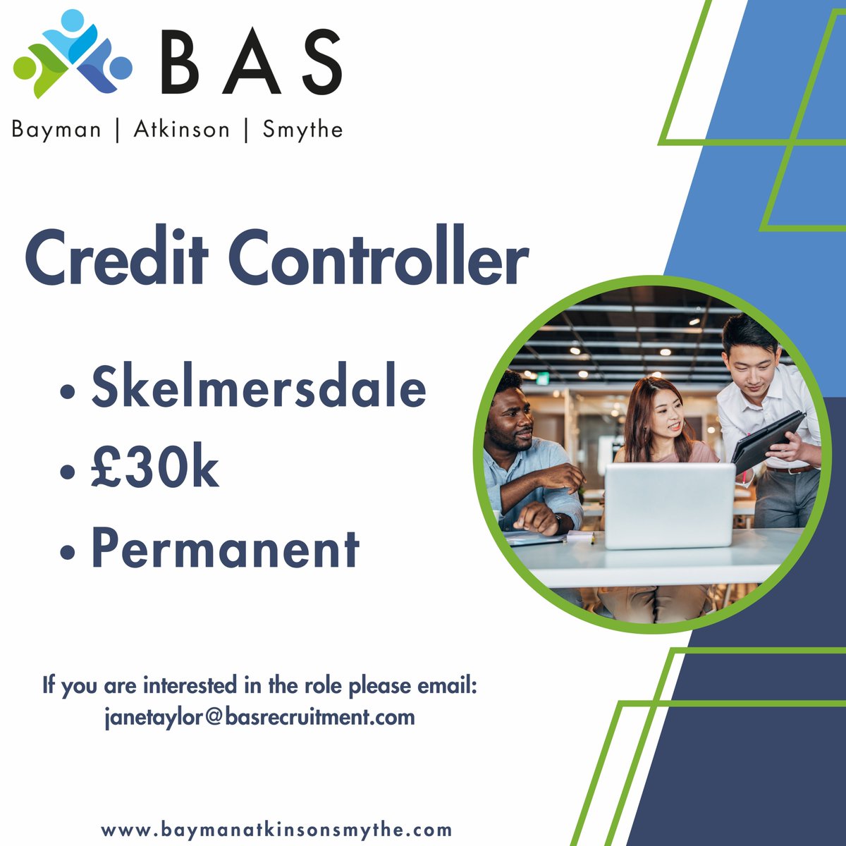 We are currently recruiting for a Credit Controller in Skelmersdale on a permanent basis. The role offers free parking and a bonus scheme. If you're interested, please click on the link below for more details. 
 lnkd.in/e7PwbDNb

#northwestjobs #creditcontrol #accounting