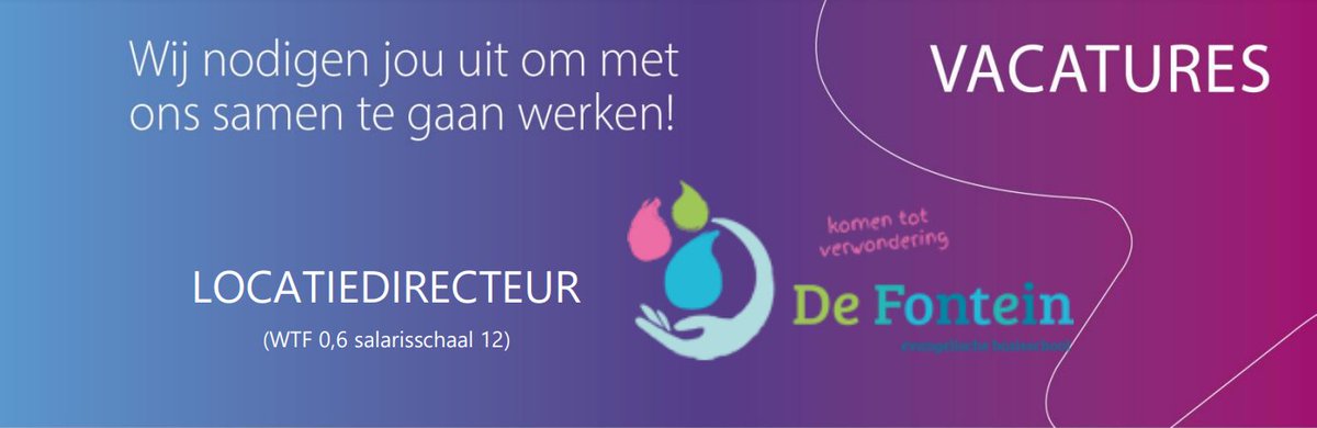 Vacature locatiedirecteur De Fontein 
pricoh.nl/nieuwsarchief/…
