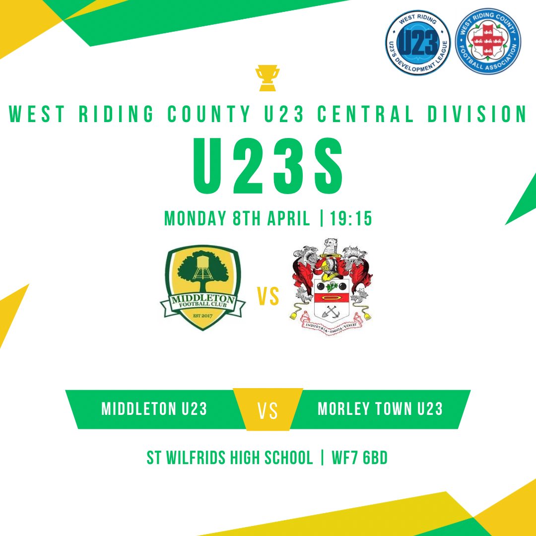 The U23s are in action tonight and will be crowned League Champions but first up we face Morley Town U23s.. #UTM 🔰