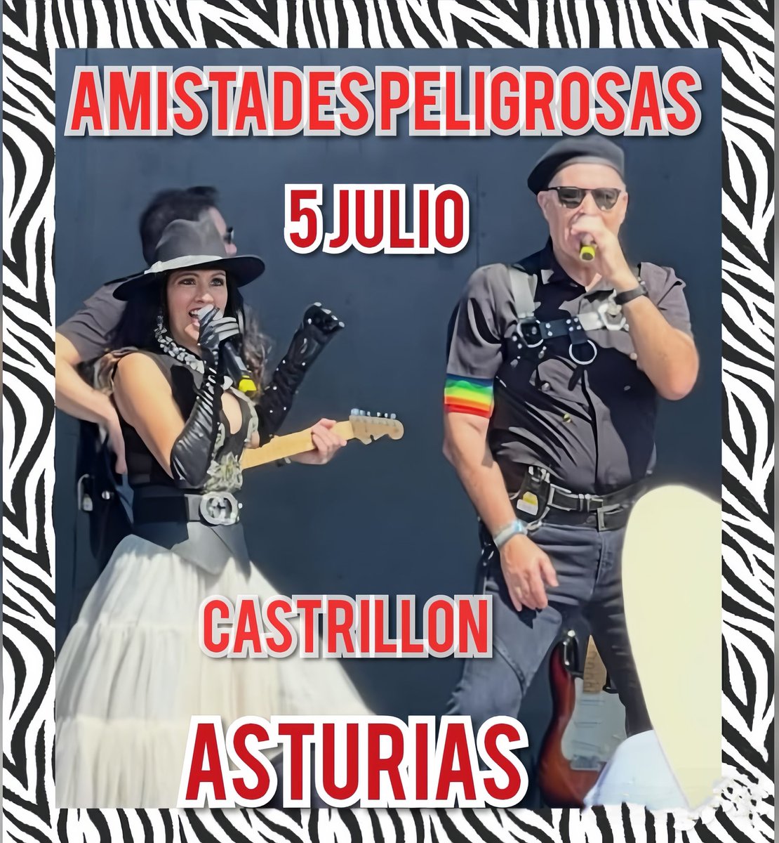 AmisPeligrosas's tweet photo. Felices y emocionad@s de confirmaros que el día 5 julio, abriendo la programación de las fiestas ,actuaremos en la plaza de Europa de Piedras Blancas , #castrillon #asturias https://t.co/1EmoMiGwiO