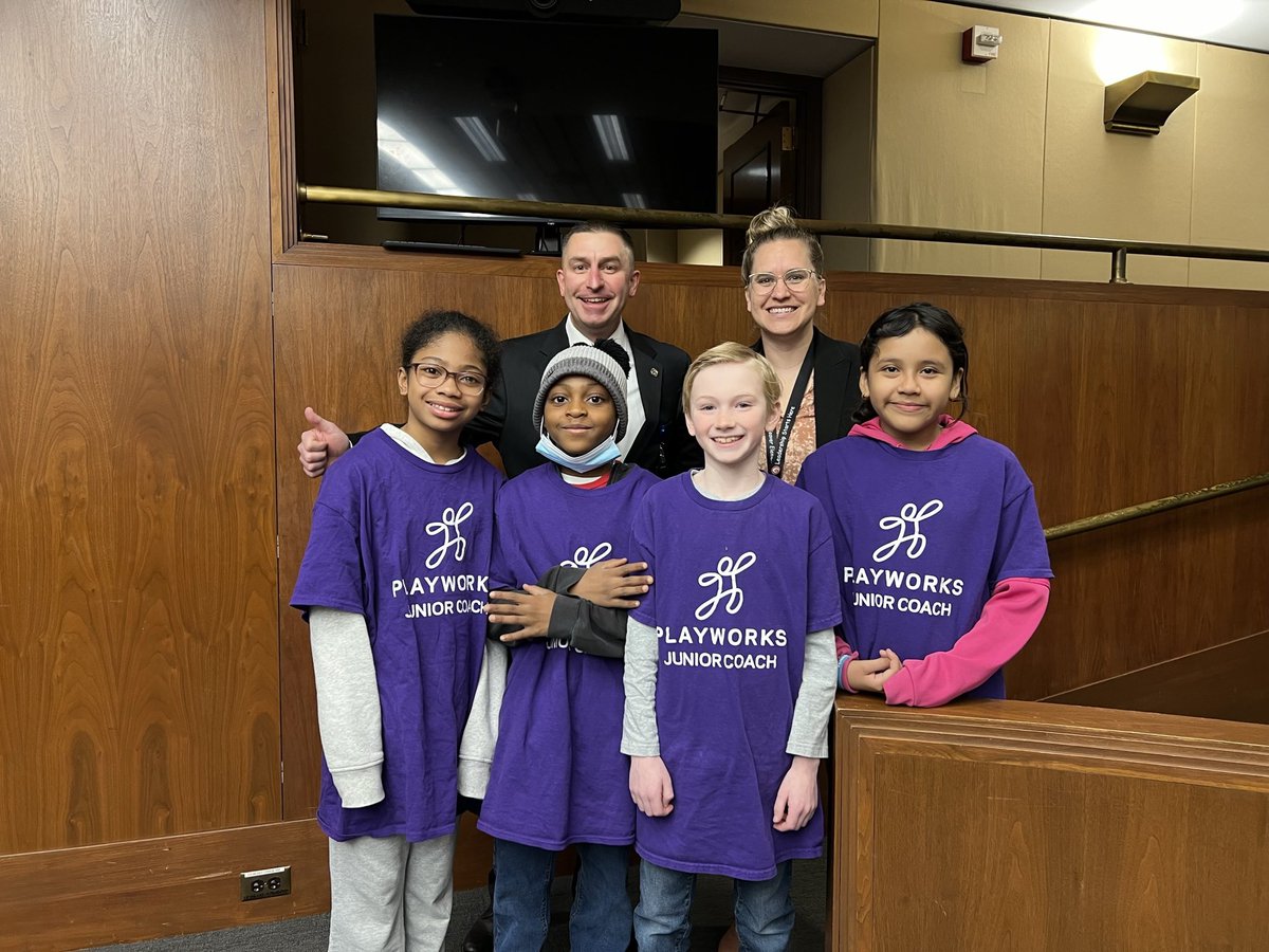 Last Thursday was a very special day as Principal Jenny Parker and JCs from Weaver Elementary joined Playworks for a hearing at the Capital!