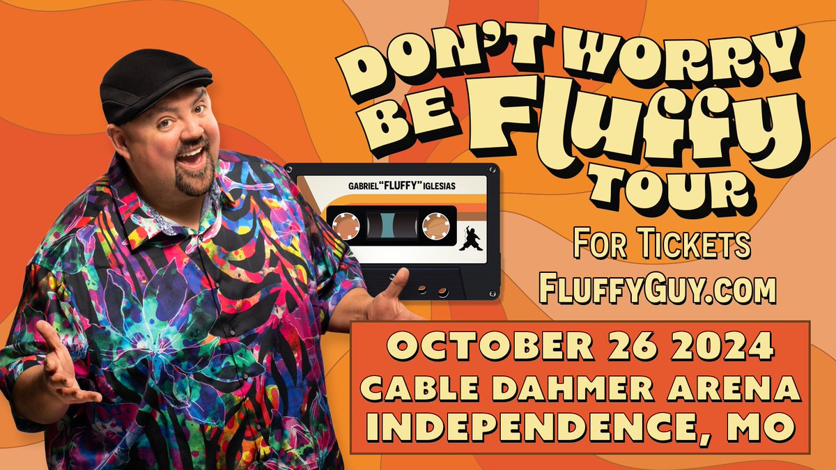 Don't Worry, be FLUFFY! @fluffyguy Gabriel Iglesias is coming to Cable Dahmer Arena on 10/26! Tickets go on sale this Thursday, 4/11 at noon 📷 cdarena.info/FLUFFY Want a Pre Sale code to buy your tickets on Wednesday, 4/10? Download the CDA Loyalty App today!