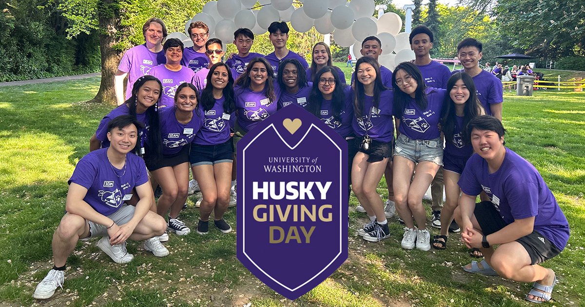 The #HuskyGivingDay results are in, and we did it—YOU did it! Together, we surpassed our goal of 100 gifts and unlocked $10K in challenge funds for scholarships, student groups & outreach. We are filled with gratitude for your support of #UWAllen students. 💜💛 #MondayMotivation