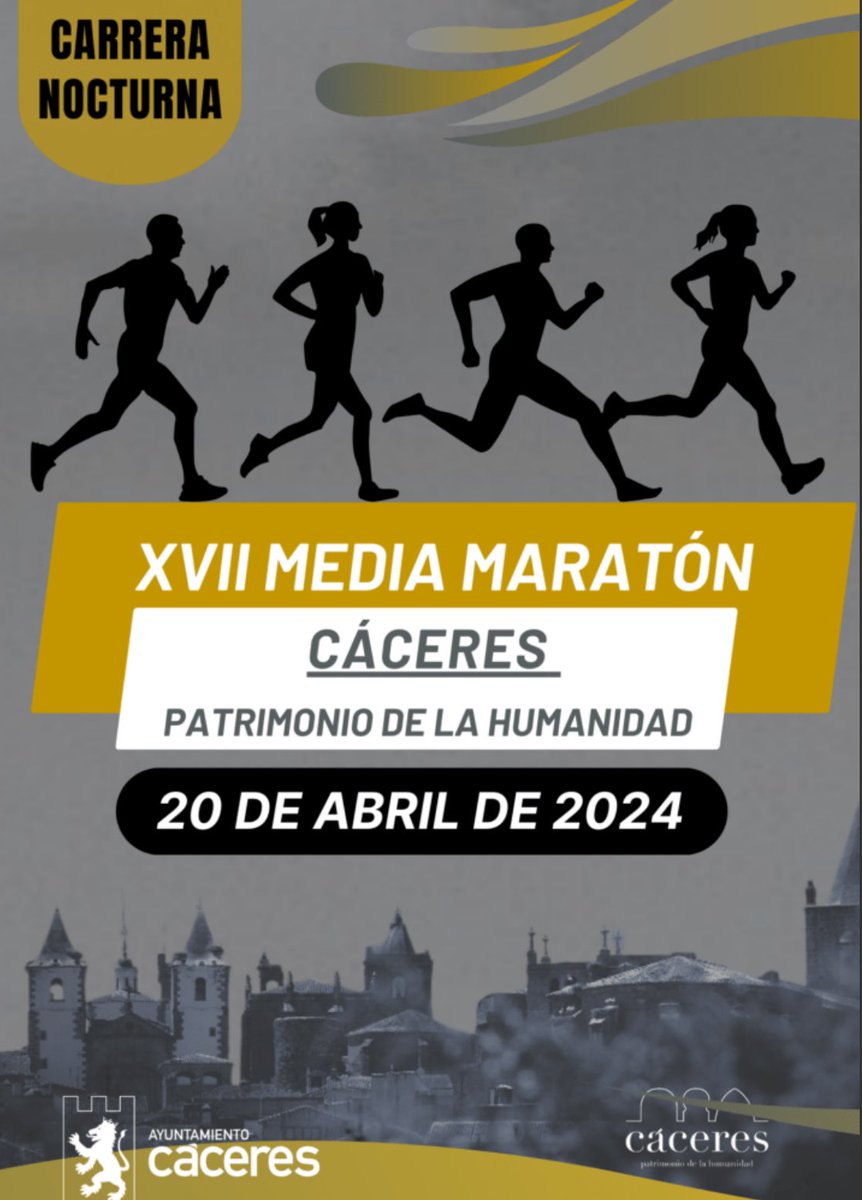 “La media maratón se celebrará el 20 de abril y será, de nuevo, una auténtica fiesta del deporte en nuestra ciudad”, ha dicho la concejala de deportes @noerguezc 

ayto-caceres.es/noticias/la-co…