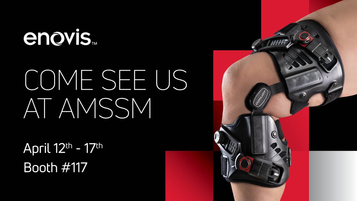 #BetterIs…innovative sports med technology that supports prevention, recovery & rehab. Visit us at #AMSSM 2024 April 12-17 in Baltimore (booth #117) to see our newest products like the #DonJoy® ROAM™ OA knee brace & Defiance® PRO. #Enovis #CreatingBetterTogether #MedTech