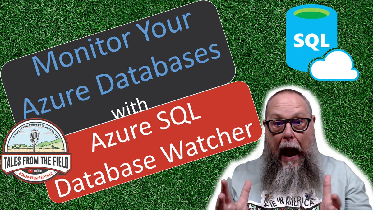 Our latest MS Tech Bits is live! @DBABullDog presents How to Monitor Your @AzureSQL Databases: Introduction to Azure Database Watcher! Link: youtu.be/qr1Qxwao68M cc @SQLBalls @BradleySchacht @JoshLuedeman @neeraj_jhaveri @nodestreamio