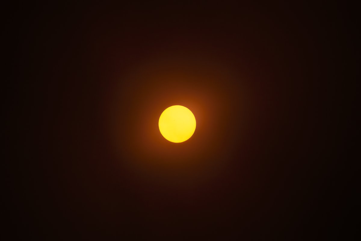 What the sun currently looks like right now, did a test shot with my Eclipse setup that I took to Carbondale back in 2017...now with an updated camera and lens. (Nikon Z9 and 200-400 F4 for those interested) If you look close enough you can see a sunspot!