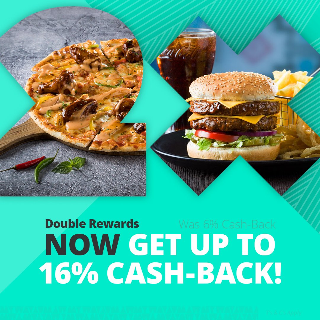 Double Rewards is back!📢​ Earn 16% Cash-Back 😃 that’s 6% more than the normal. Participating brands include @SpurRestaurant, @TheHussarGrill , @PanarottisSA & @JohnDorysSA *Ts & Cs Apply​ #LegacyLifestyle #LivingItMyWay