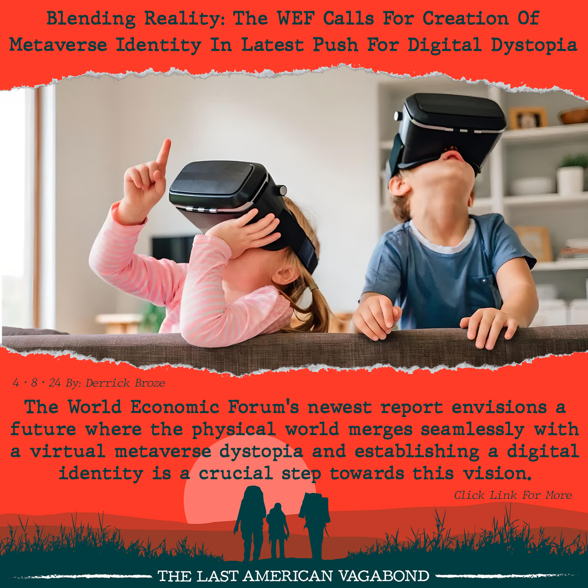 The World Economic Forum's latest report, 'Metaverse Identity: Defining the Self in a Blended Reality,' explores the concept of merging physical and virtual worlds and calls for a digital ID to address identity challenges. Read More: thelastamericanvagabond.com/wef-metaverse-… #WEF #DigitalID