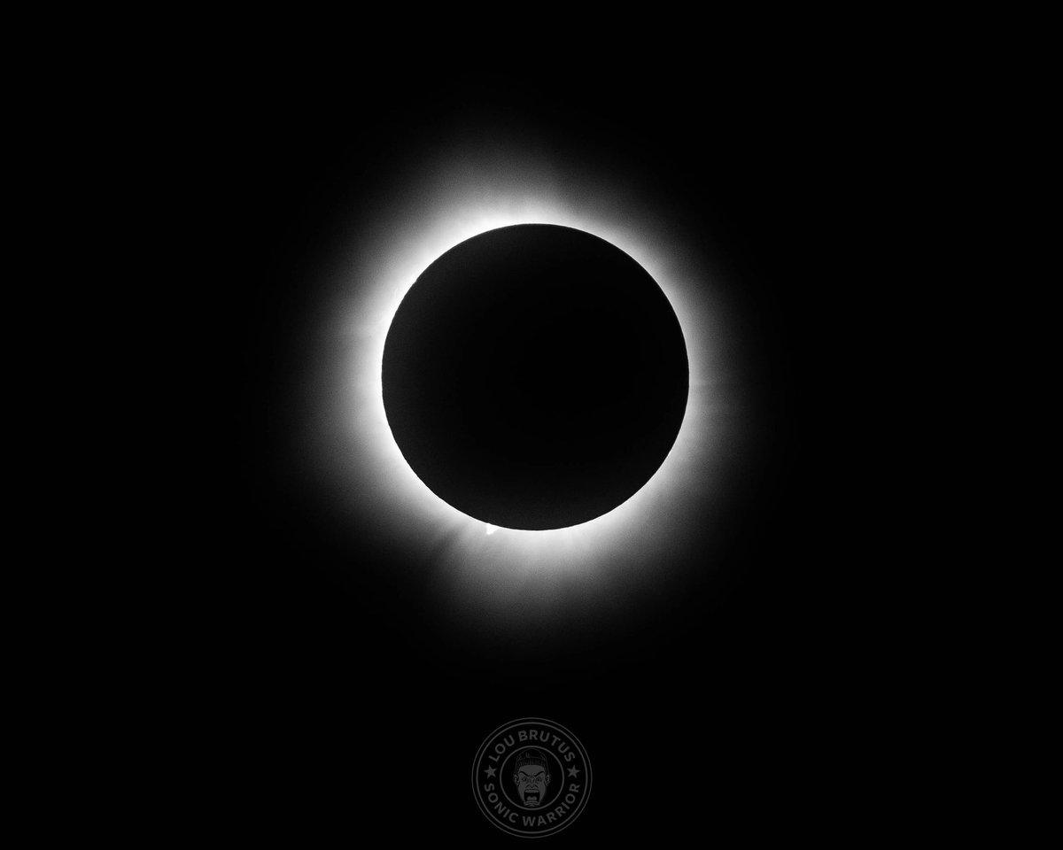 BLACK HOLE SUN! The total solar eclipse shining like a dark star over Lewis Center, Ohio today. We were treated to an epic celestial event. Shot with @NikonUSA. Science! #solareclipse #totaleclipse #solareclipse2024 #totaleclipse2024 #astrophotography