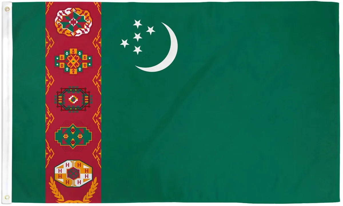Pakistan, Turkiye, Turkmenistan: Similar themes for the flag.