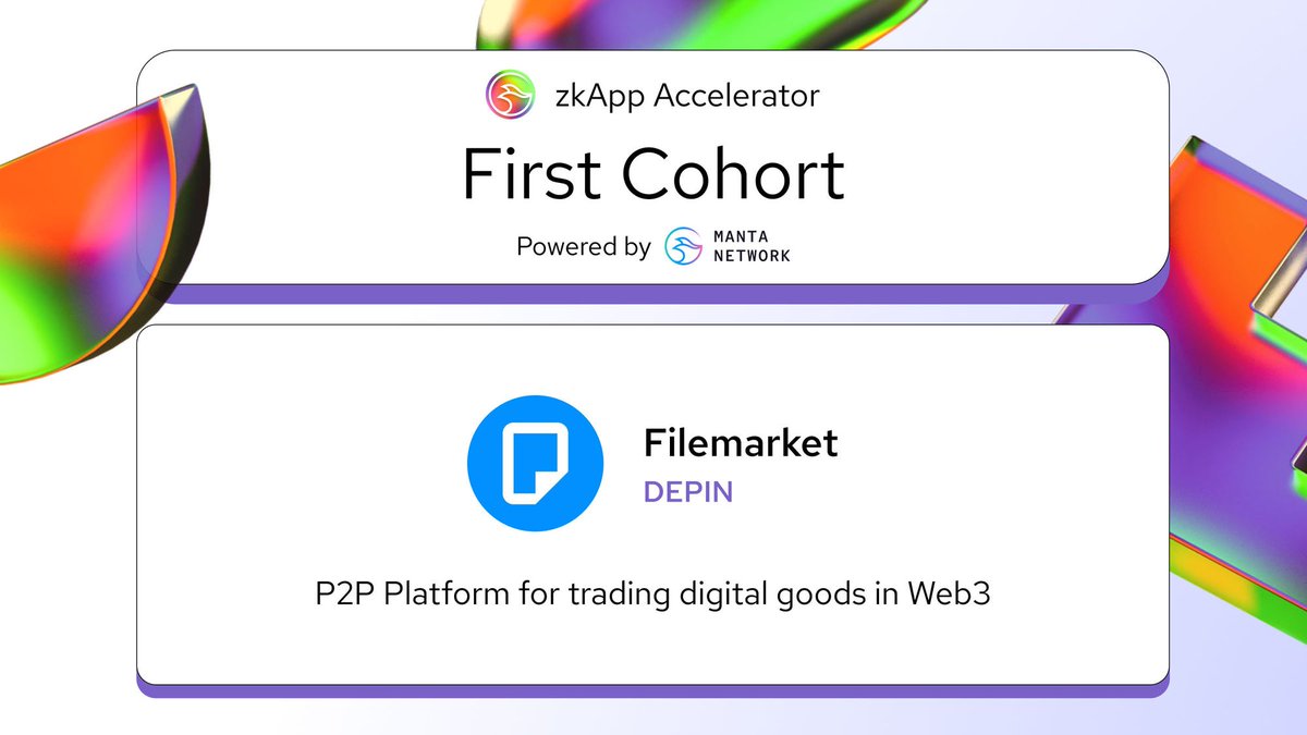@FileMarket_xyz - 📁P2P file-sharing protocol & platform empowering true ownership, privacy, and automated royalties. Seamlessly integrated into the Manta ecosystem for dynamic data exchange.