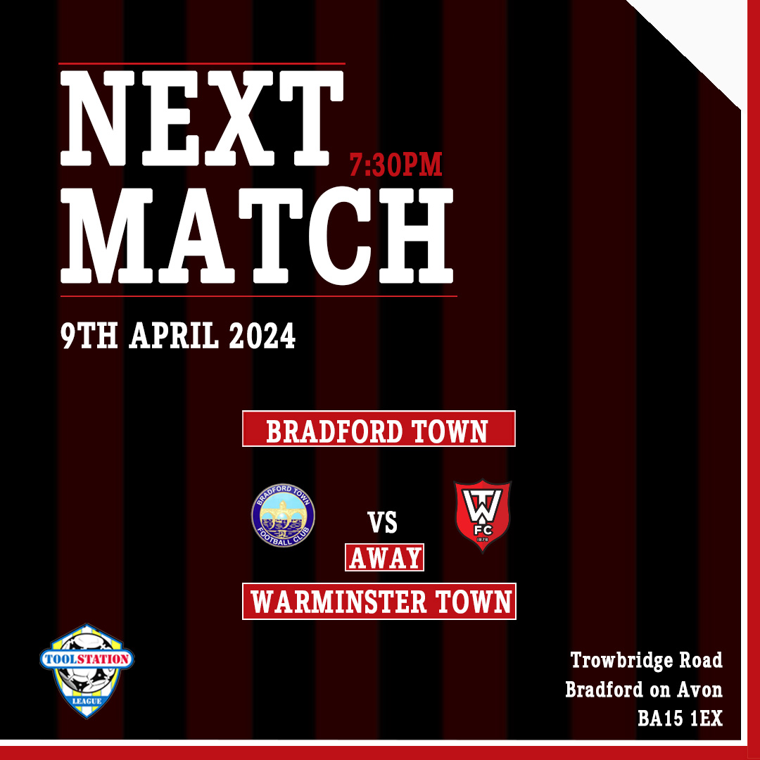 Next Match: Bradford Town vs Warminster Town #warminster #football #soccer #nonleaguefootball #nonleague @tswesternleague