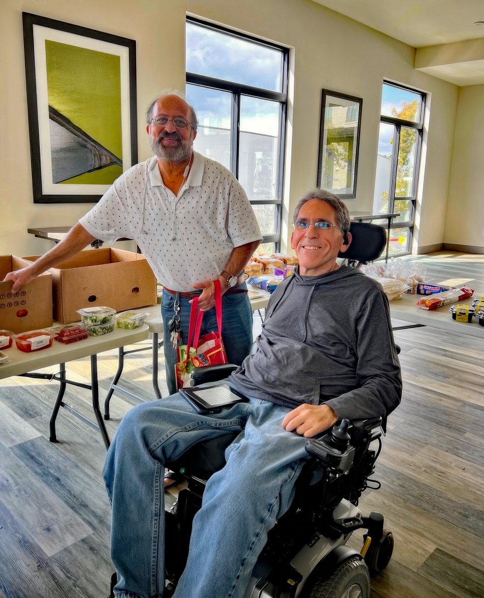 Helping Hand Worldwide delivers greatly appreciated fruits, vegetables, breads, and more from Trader Joe's to Parc Derian residents once a month through their free Mobile Food Pantry Program. #ChangingAging #PositiveAging #HealthyAging