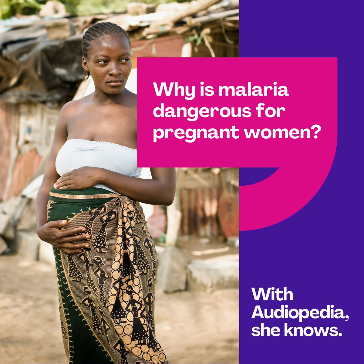 Malaria poses unique risks in pregnancy. #Audiopedia informs about prevention and care. Let’s protect mothers-to-be. #MalariaAwareness #PregnancyHealth