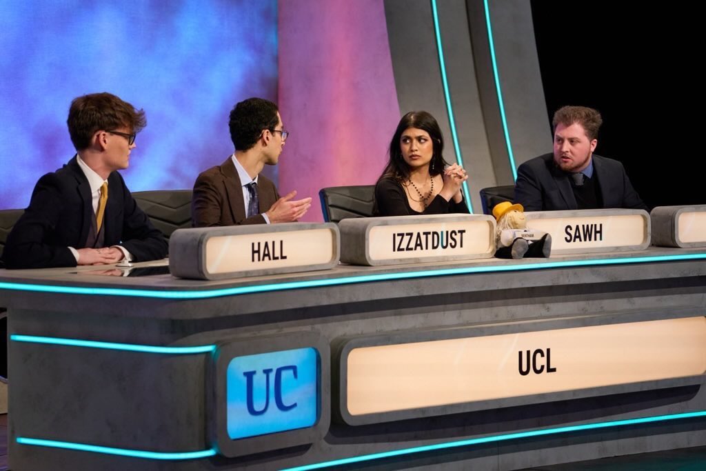 We’re so proud of Team UCL for making it to the finals of #UniversityChallenge. It wasn’t to be in the end, but to make it this far is such an incredible feat. 3 cheers for James Hall, Ali Izzatdust, Tayana Sawh and Jacob Finlay - we can’t wait to see what you do next 👏💜