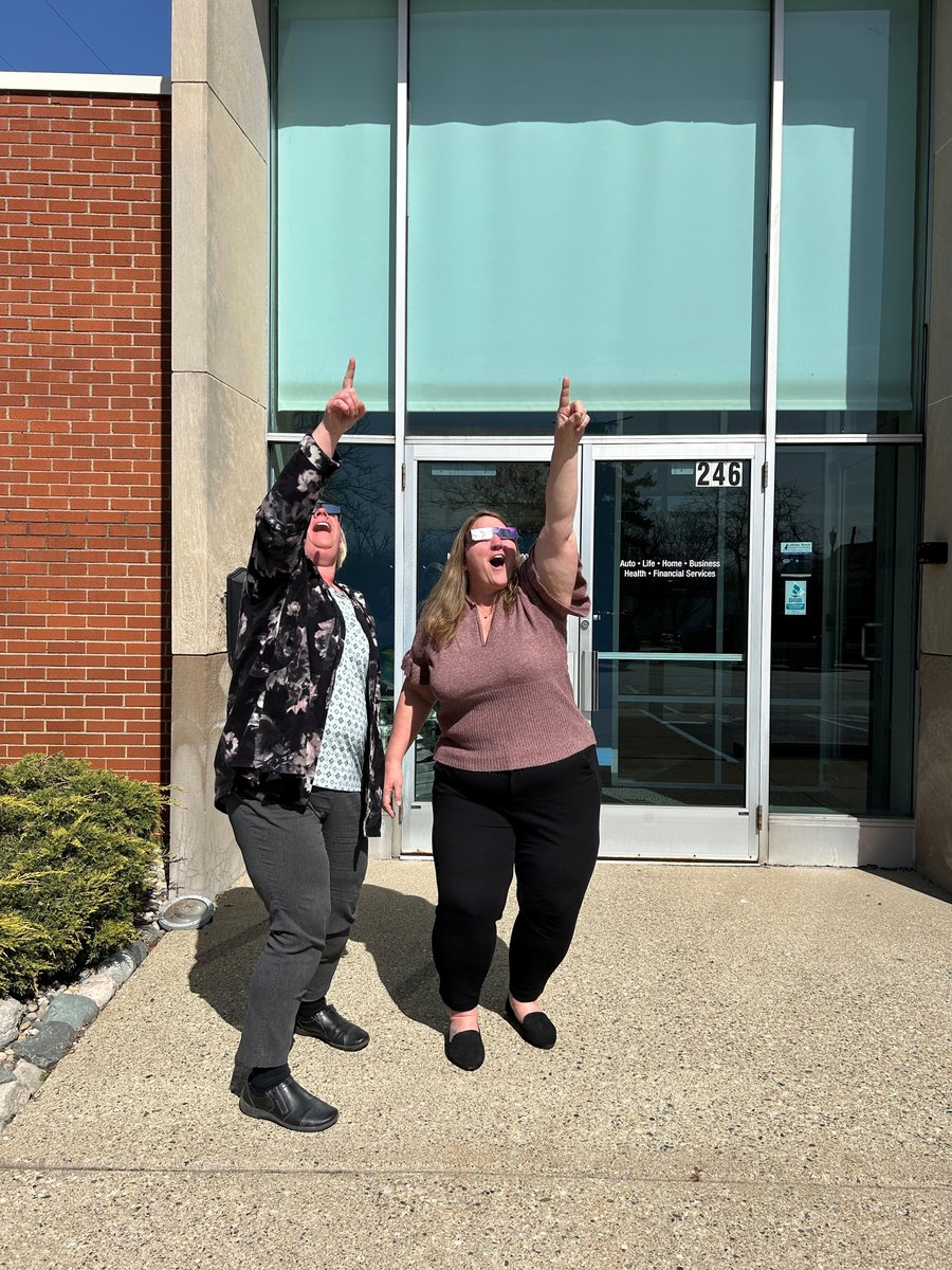 TDAInsurance's tweet photo. We hope you kept your eyes safe looking at the solar eclipse today! ☀🌑🌒

In the U.S, there won't be another total eclipse until 2045! https://t.co/qaRiyyjfW4