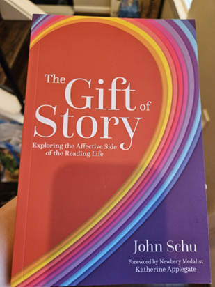 We kicked our school year off with a keynote by @MrSchuReads. We continue to explore this message by hosting a book study of The Gift of Story for all #bcpslms. @BaltCoPS #AASLslm