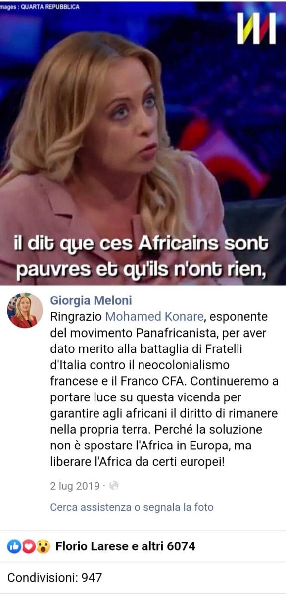 Facciamo una riflessione collettiva..

Mouhamed konaré 🙏🏾