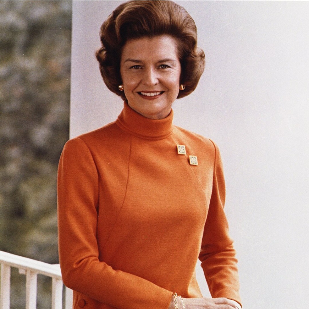 Q: Who was FLOTUS as the wife of President Ford, raised breast cancer, the ERA, abortion rights, and addiction awareness when she sought help for alcoholism and substance abuse, founded The Betty Ford Center? A: Betty Ford, April 8, 1918 (2011) #birthday #women #history