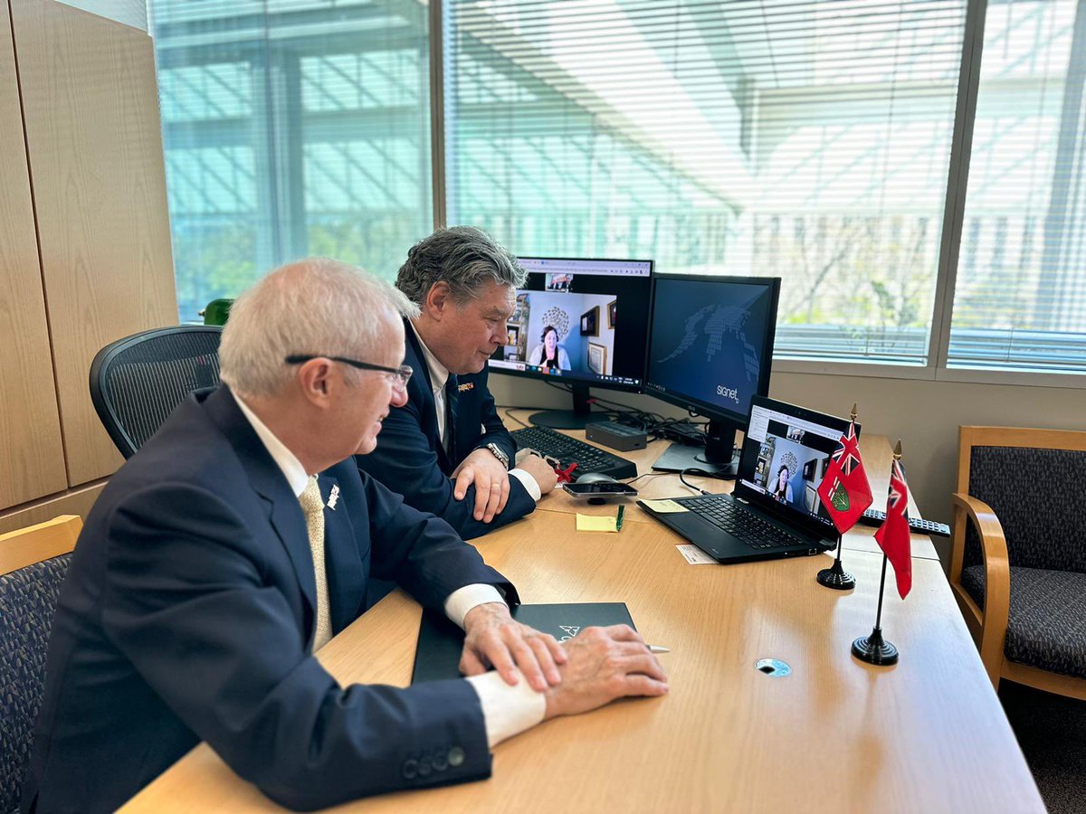 Thanks for having us on your podcast <a href="/cabc_co/">Canadian American Business Council (CABC)</a>!

In 2023, two-way trade between #Ontario and the #US totalled $494 billion.

With one in five jobs in Ontario dependent on trade, our economy is the most trade reliant in Canada!

<a href="/dpaterson1/">david paterson</a>