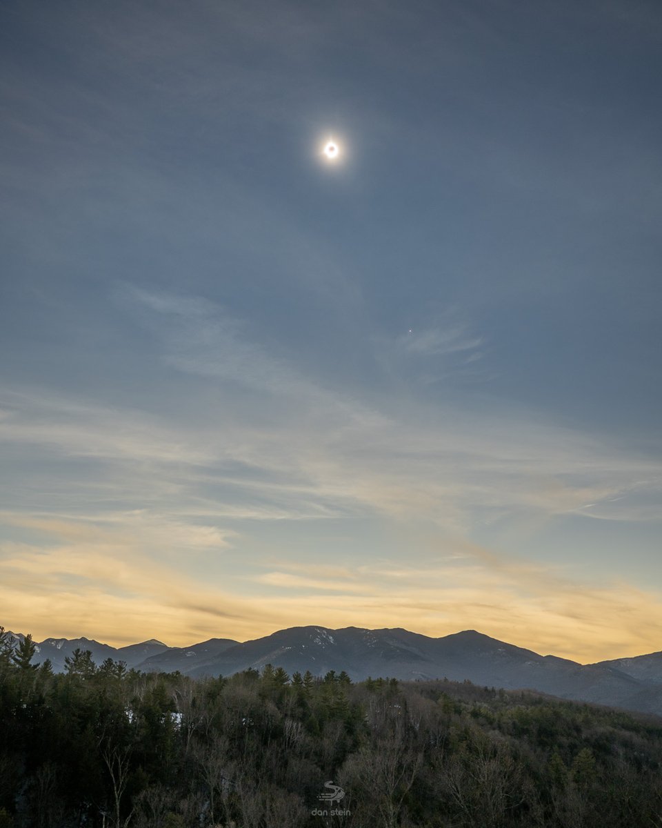 Incredible view of the #solareclipse from the Adirondacks. 

📷: Daniel Stein