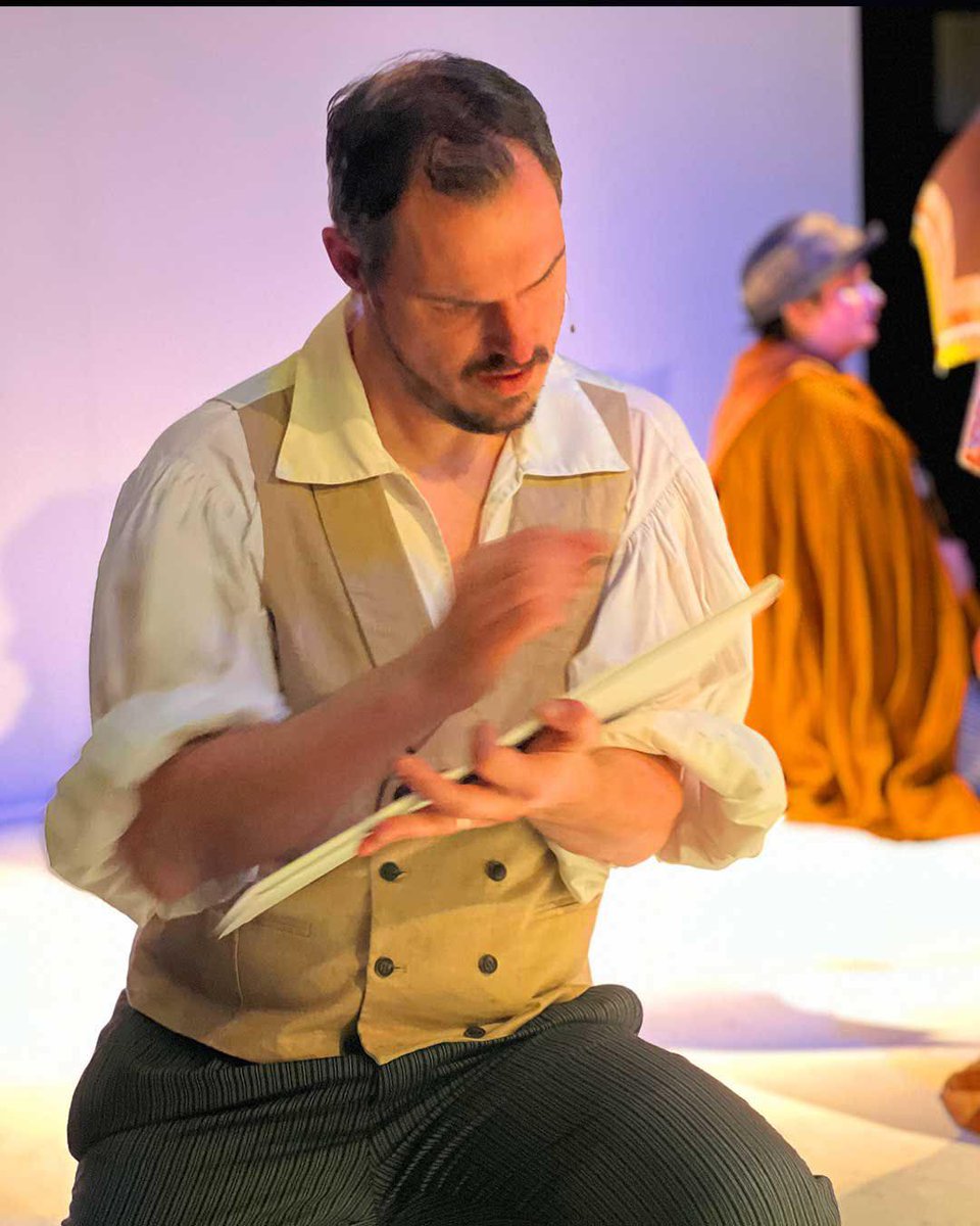 'Sunday in the Park with George' continues in our studio tonight. Don't miss @pickmeuptheatre's production of Sondheim's masterpiece telling the story of artist Georges Seurat and his obsessive need to realise his vision. Tickets: tickets.41monkgate.co.uk