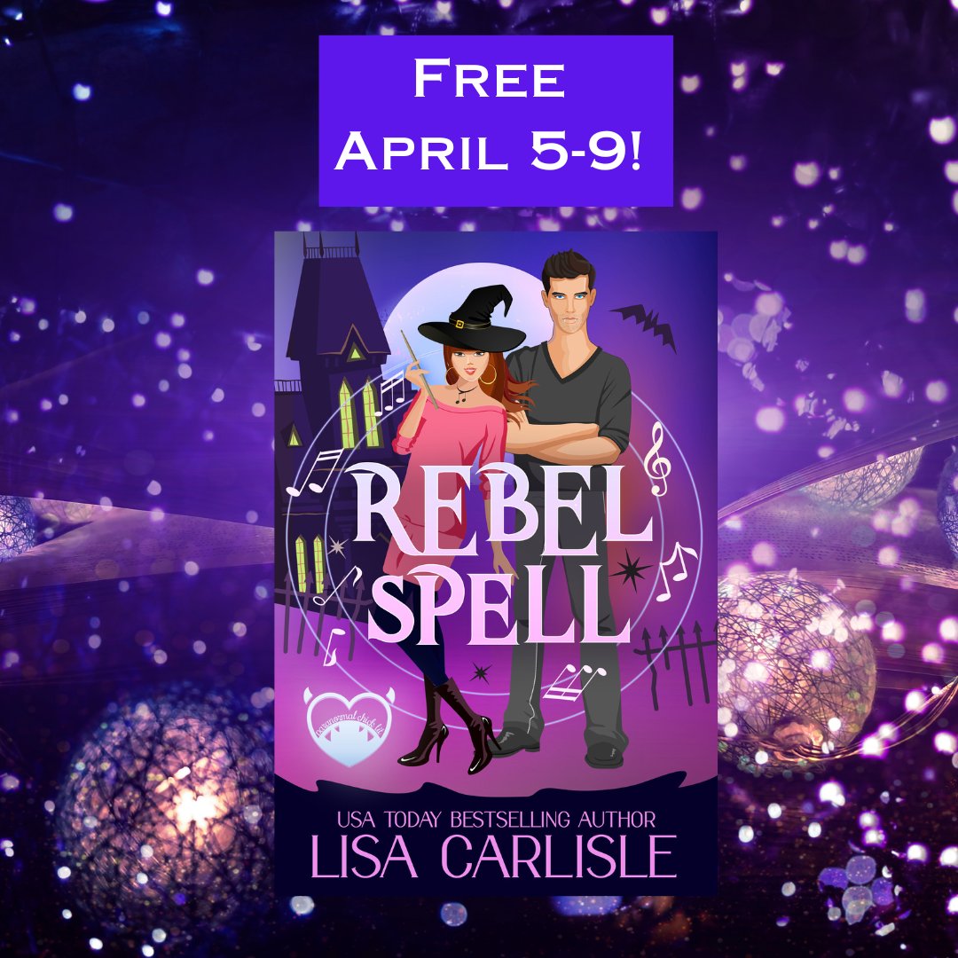 Rebel Spell by Lisa Carlisle FREE April 5-9th #LisaCarlisle @WolfPackReads #wolfpackreads #wolfpackbookbuzz #bookbuzz #freereads #freenpnr #freeparanormalreads nikkisbooknook.wordpress.com/2024/04/08/reb…