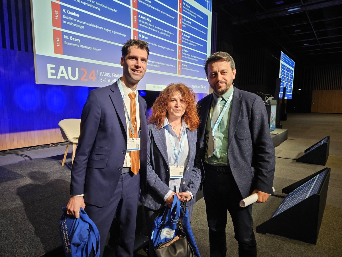 Honored to comoderate #EAU24 session abstract with Ajet Xhafa and @vdconinck