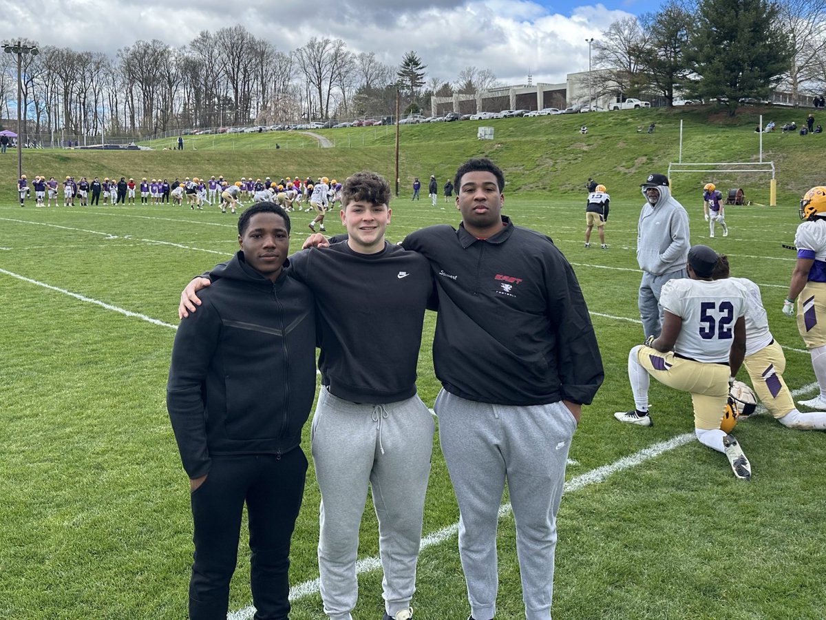 Cherry Hill East Football (@che_fball) on Twitter photo Some of our players had the opportunity to watch spring practices this past weekend ‼️ Thank you for allowing our guys to stop in 🔴⚪️⚫️
➡️ <a href="/JaxsonBowman/">Jaxson Bowman</a> at <a href="/Pitt_FB/">Pitt Football</a>
➡️ <a href="/ZayDonaldson/">Leon Isaiah Donaldson</a> <a href="/Dom__Tomasetti/">Dominic Tomasetti</a> <a href="/aiden_stewart55/">Aiden Stewart</a> and <a href="/Denzel_Lee22/">Denzel Lee</a> at <a href="/WCUGoldenRamsFB/">West Chester Golden Rams Football</a> Some of our players had the opportunity to watch spring practices this past weekend ‼️ Thank you for allowing our guys to stop in 🔴⚪️⚫️
➡️ <a href="/JaxsonBowman/">Jaxson Bowman</a> at <a href="/Pitt_FB/">Pitt Football</a>
➡️ <a href="/ZayDonaldson/">Leon Isaiah Donaldson</a> <a href="/Dom__Tomasetti/">Dominic Tomasetti</a> <a href="/aiden_stewart55/">Aiden Stewart</a> and <a href="/Denzel_Lee22/">Denzel Lee</a> at <a href="/WCUGoldenRamsFB/">West Chester Golden Rams Football</a>