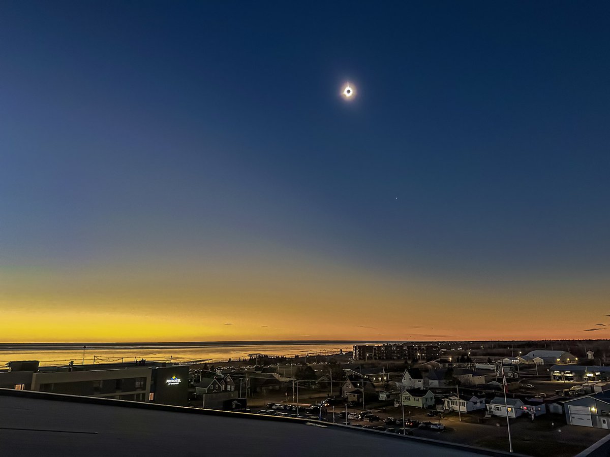 Total Solar Eclipse April 8th, 2024 🌑 #Summerside