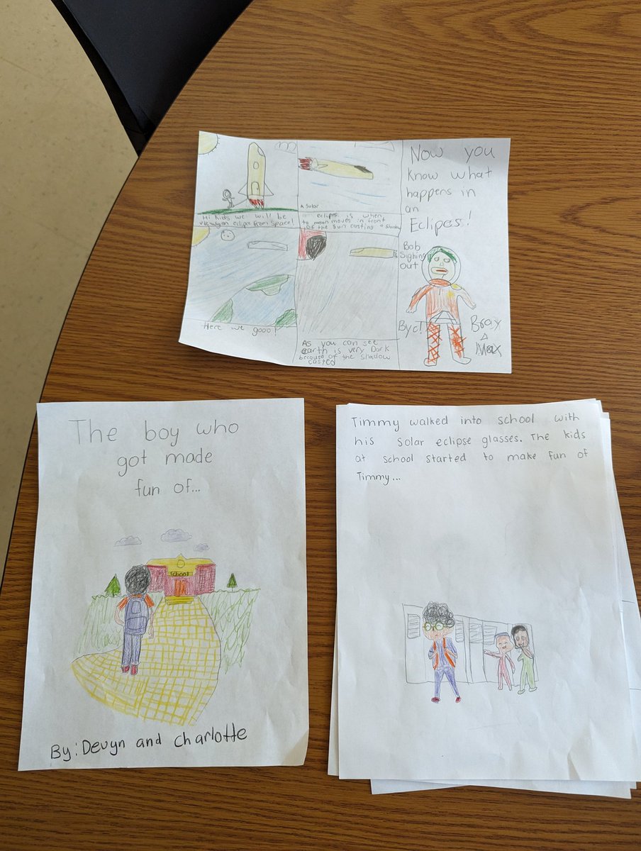 Megan Geraghty (@mrs_geraghty8) on Twitter photo Happy Eclipse Day! Readers read about what ancient civilizations thought of eclipses and crafted children's stories to teach young readers about an eclipse! <a href="/WPSEisenhower/">Eisenhower Middle School</a> 🌑 Happy Eclipse Day! Readers read about what ancient civilizations thought of eclipses and crafted children's stories to teach young readers about an eclipse! <a href="/WPSEisenhower/">Eisenhower Middle School</a> 🌑