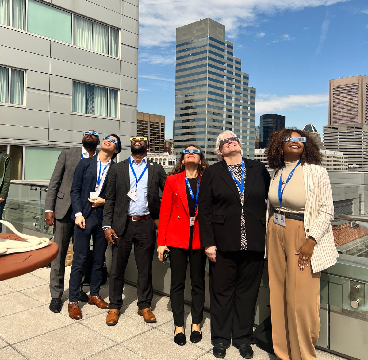 Our #NCQA team got a chance to step out and experience the #SolarEclipse while at the @CMSGov quality conference. If you are attending #qualcon24, stop by and chat with our team about how we can collaborate to drive quality improvement in healthcare: bit.ly/3xq0UiI