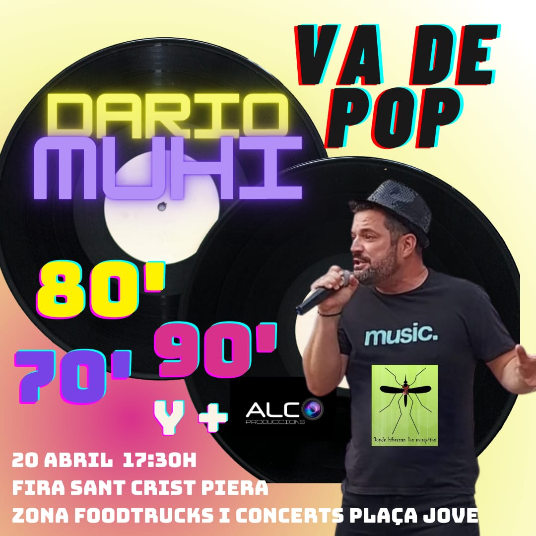 DarioMuhi's tweet photo. Llega abril y retomamos #vadepop y #vadeguateque . Primera parada #Piera.  
Y si todo va bien... (En agosto... Pronto + info 😉) https://t.co/pQF22w99cv