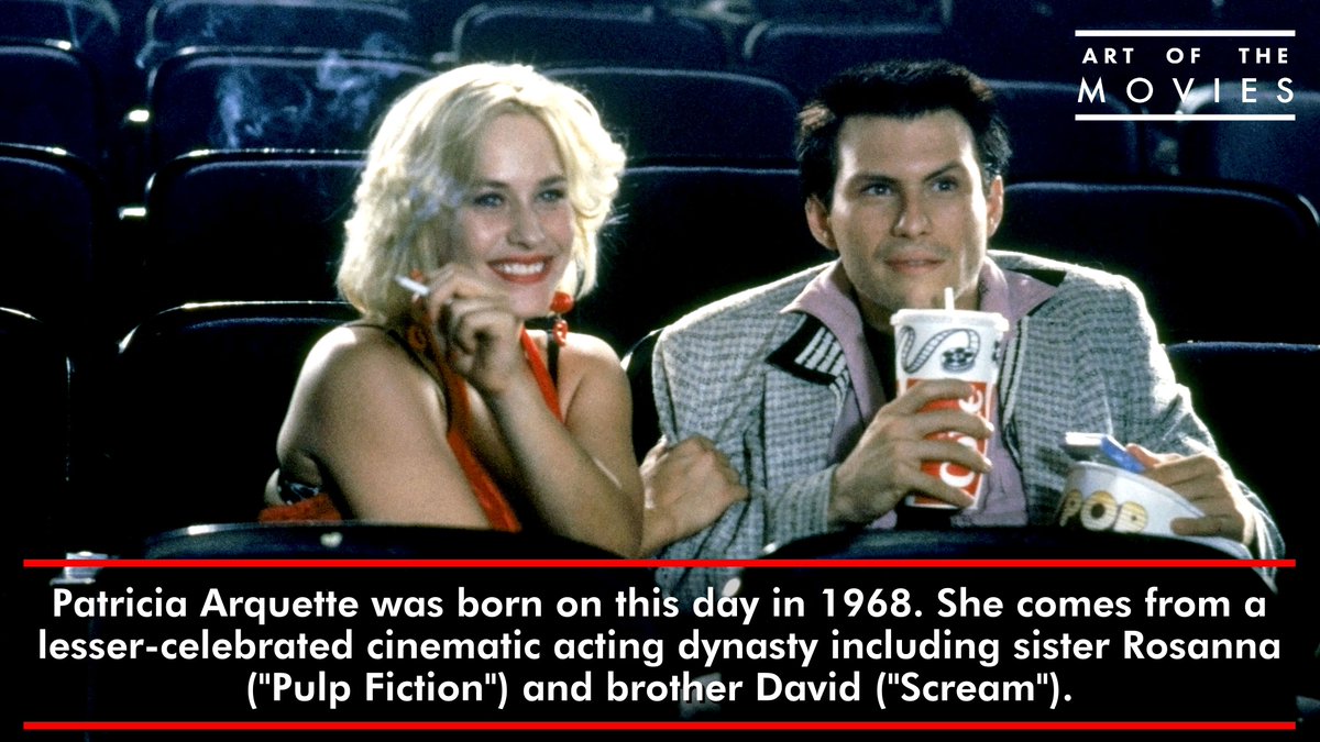 Happy birthday to Patricia Arquette, born on this day in 1968 in Chicago. What do you think is her finest role to date?
#otd #famousbirthdays #patriciaarquette #trueromance