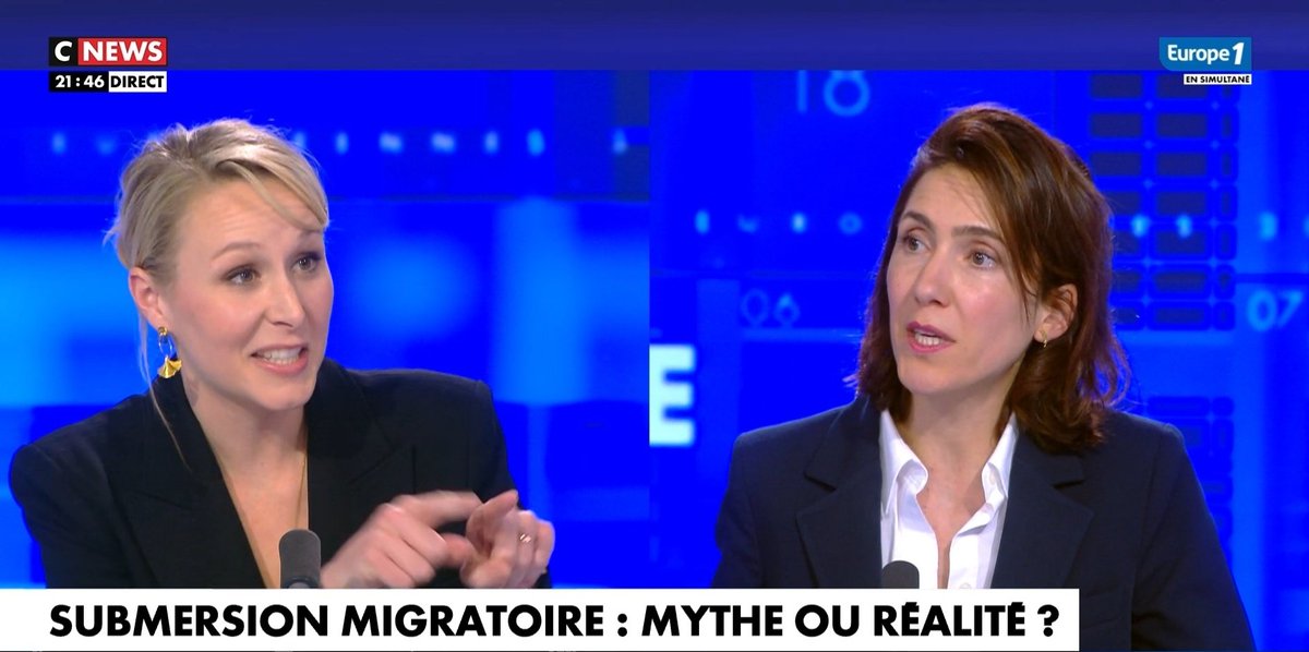 📺'Vous nous promettez que dans deux ans, il n'y aura plus de Lampedusa? Mais vous faites partie du même gouvernement qui nous avait affirmé qu'il appliquerait 100% des OQTF, et on est à 7% aujourd'hui !'

#MarionVsHayer 
#LeFaceaFace #cnews
#VotezMarion