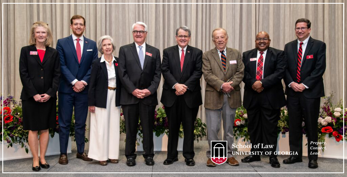 UGA recognized this year’s Alumni Awards honorees recently. Among the 2024 honorees were #ugalaw's Wyck Knox Jr. (LL.B.'64) and David Dove (J.D.'14). law.uga.edu/news/78952
