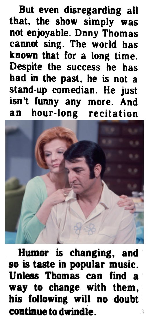 July 1975. Comedy Eats it's Old.