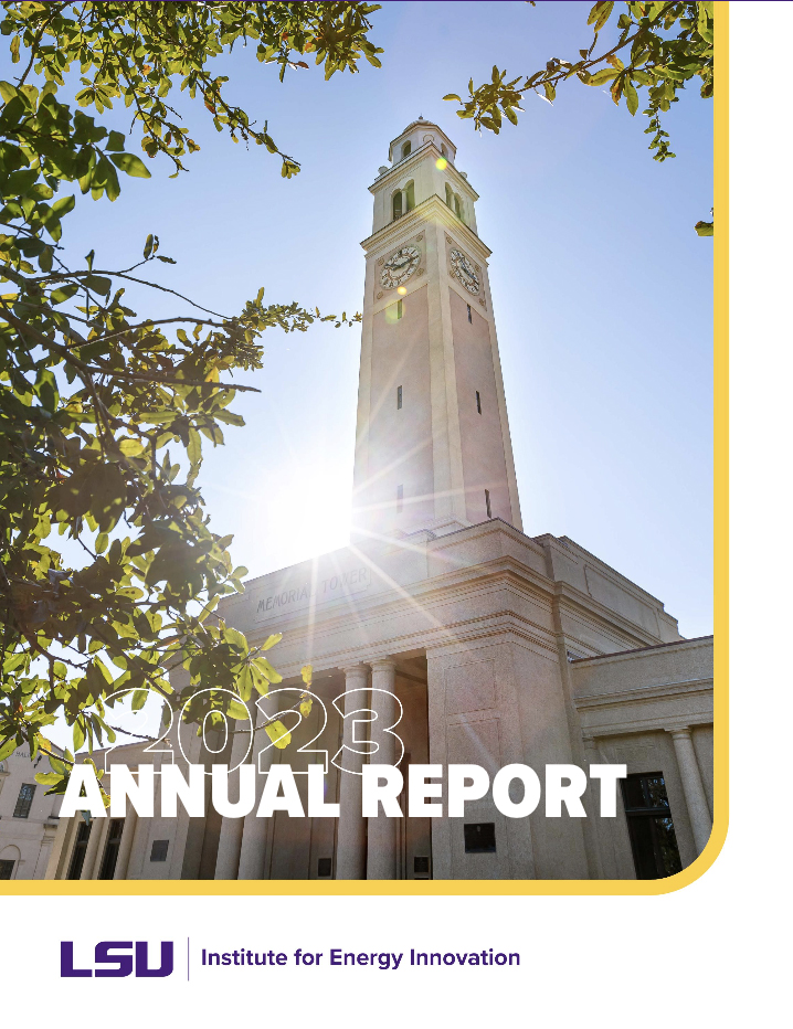 #LSU Institute for Energy Innovation’s annual report outlines milestones, opportunities for Louisiana, and why energy is a top-five research priority @LSU
lsu.edu/energy-innovat…
#ScholarshipFirst @LSUEnergy @LSUEngineering @lsuscience @LSU_CCE @LASeaGrant @Shell @exxonmobil