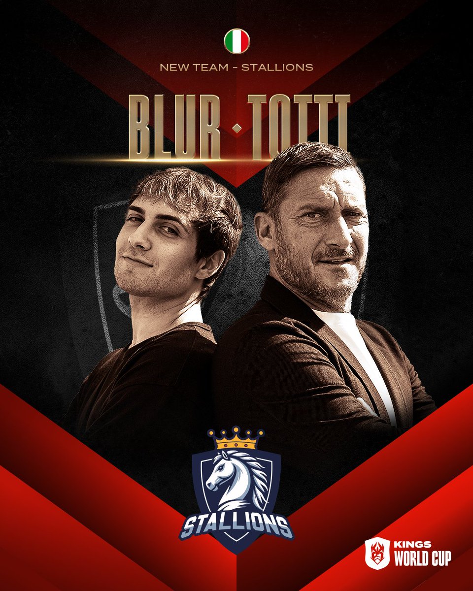 🇮🇹 L'Italia è arrivata alla Kings World Cup. @Totti @sdrogoblur #KingsWorldCup
