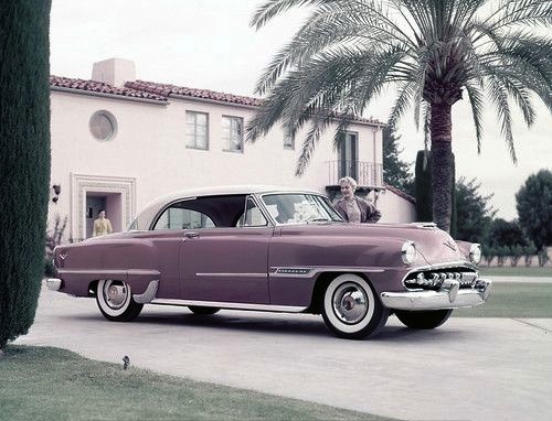 The 1954 DeSoto Firedome Coupe was DeSoto's first car with a Hemi V8 engine. 
True or False??