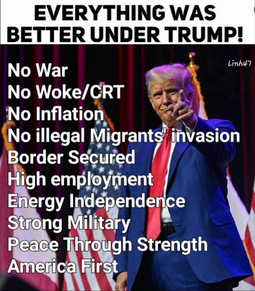 Everything was BETTER under Trump. Will you be voting for Him in November?