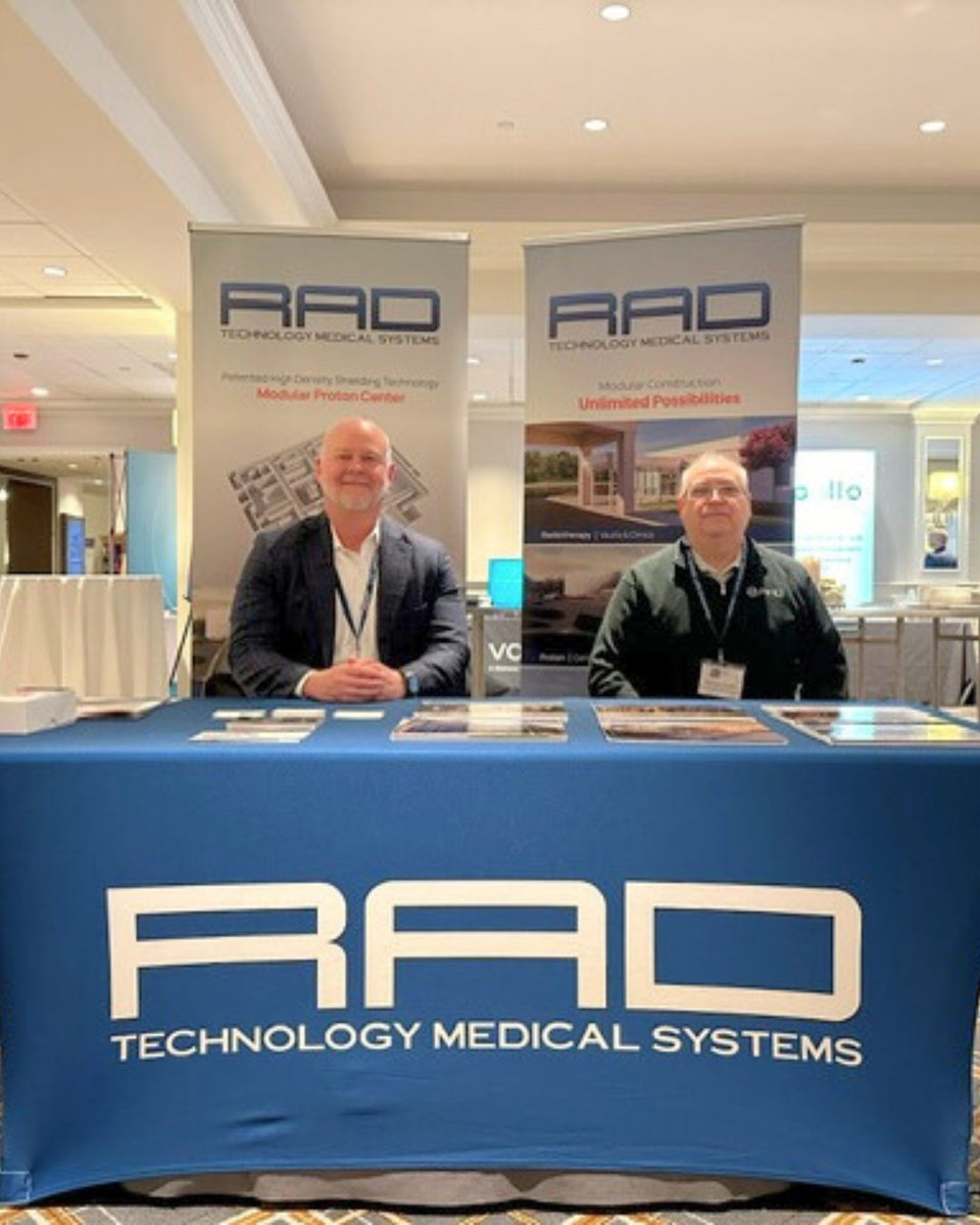 This past weekend, Ken and Jon represented RAD at the National Proton Conference in Boston. It was a time spent networking and talking about our modular proton therapy centers and their smaller footprint and faster construction than traditional proton vaults.