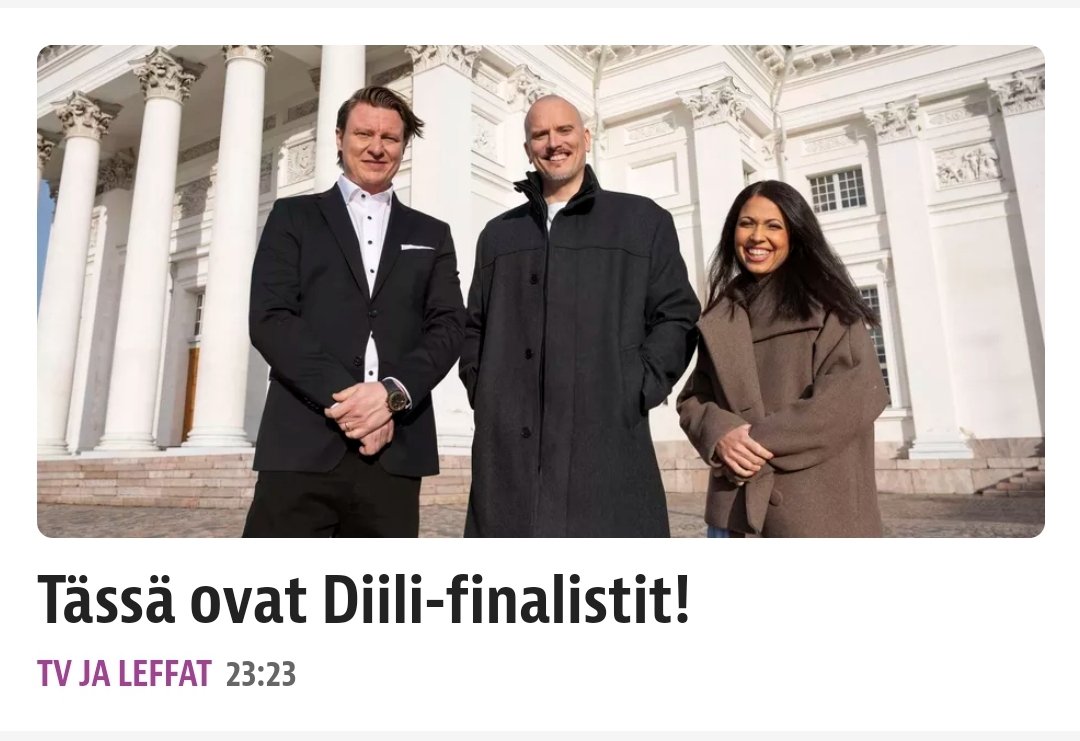 Pakko sanoo, että tää käänne lopussa kyllä yllätti #diili